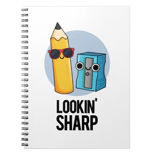 Lookin Sharp Funny Pencil Pub Notizblock (Vorderseite)