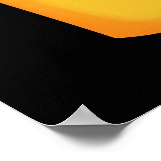 Lookin Sharp Funny Pencil Pun Dark BG Poster (Ecke)