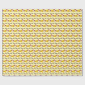 Lookin' Sharp Yellow #2 Pencil School Writing Geschenkpapier (Flach)