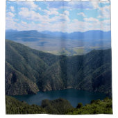 Looking Down At The Gunnison River Duschvorhang (Vorderseite)