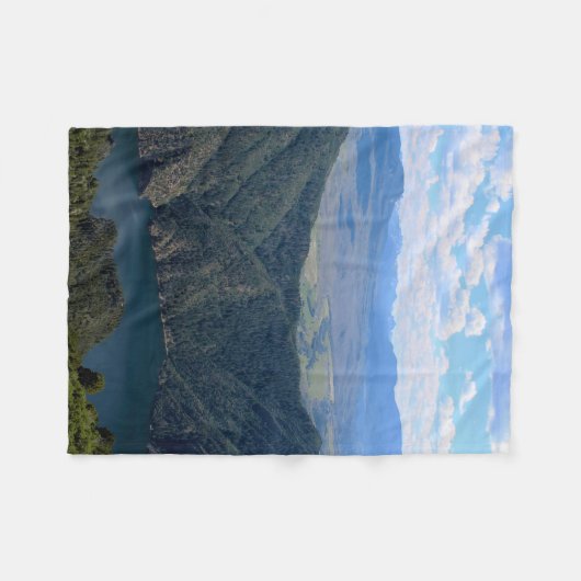 Looking Down At The Gunnison River Fleecedecke (Vorderseite (Horizontal))