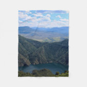 Looking Down At The Gunnison River Fleecedecke (Vorderseite)