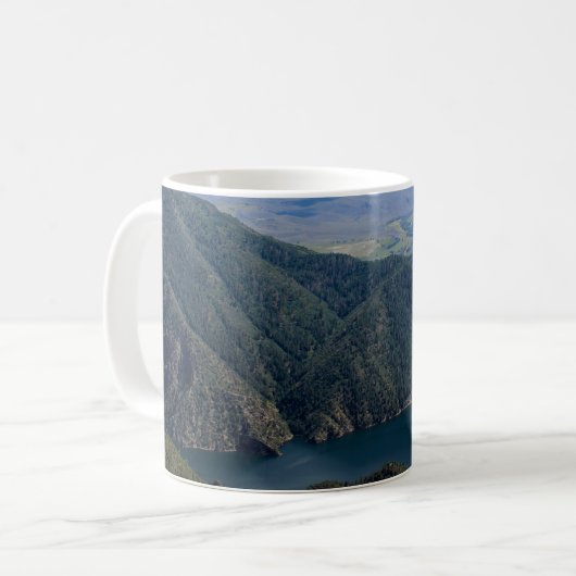 Looking Down At The Gunnison River Kaffeetasse (Vorderseite Links)