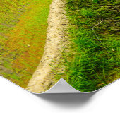 Looking Down On Rice Fields Poster (Ecke)