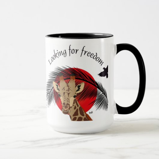 Looking for freedom Tasse (Rechts)