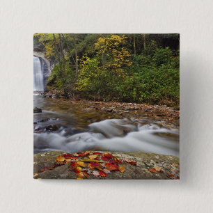 Looking Glass Falls im Pisgah National Button