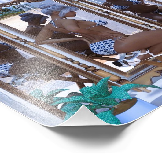 Looking Glass Fotodruck (Ecke)