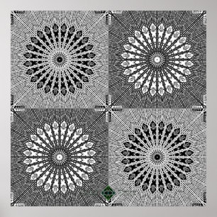 Looking Glass Gitter Poster