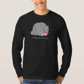 Looking Good Feline Good Pun Cat T-Shirt (Vorderseite)