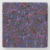 Looking like pink and blue textured of wall steinuntersetzer (Vorderseite)