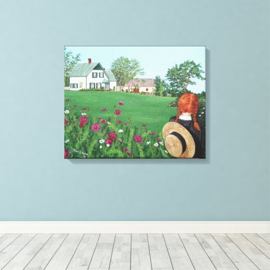 "Looking on with Love" Anne of Green Gables, PEI C Leinwanddruck (Insitu (Holzboden))