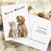 Looking Up at You – Moving Announcement Postkarte