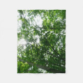 Looking Up to Summer Trees Fleecedecke (Vorderseite)
