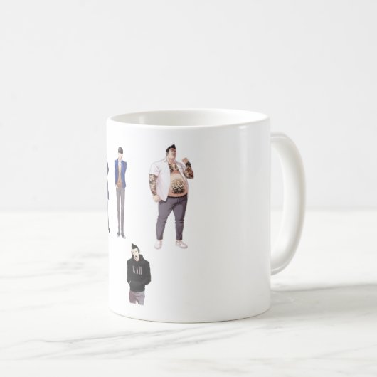 Lookismus Kaffeetasse (VorderseiteRechts)