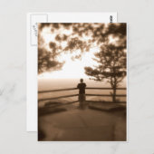 Lookout Blue Ridge Mountains Postkarte (Vorne/Hinten)