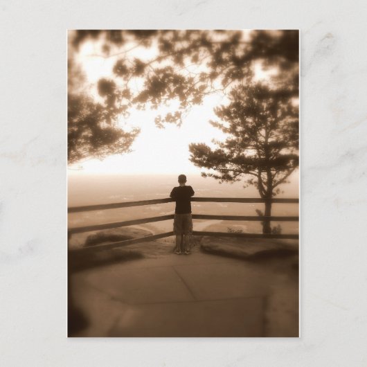 Lookout Blue Ridge Mountains Postkarte (Vorderseite)