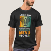 Looks Like Racquetball's Back On The Menu Boys T-Shirt (Vorderseite)