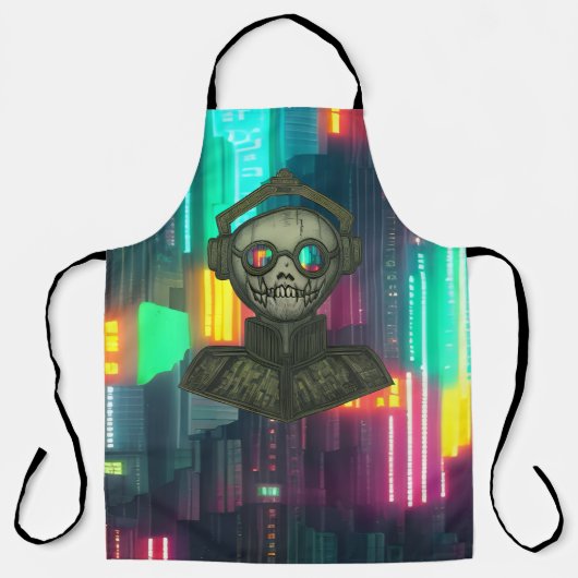 Looksee Skull All-Over Print Apron Schürze (Vorderseite)