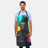 Looksee Skull All-Over Print Apron Schürze (Getragen)