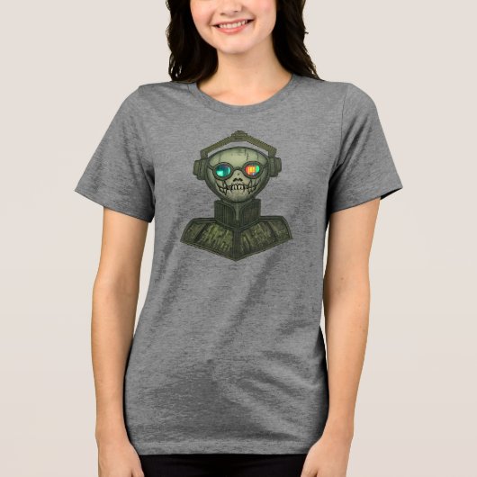 Looksee Skull  Tri-Blend Shirt (Vorderseite)