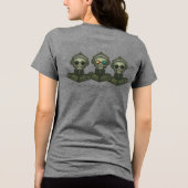 Looksee Skull  Tri-Blend Shirt (Rückseite)