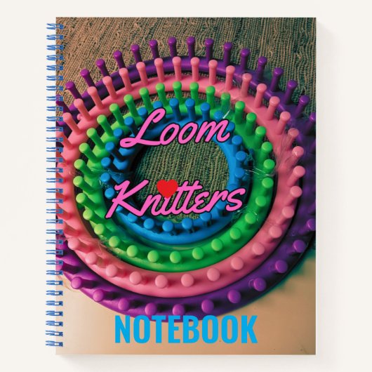 Loom Knitters SpiralNotebook Notizblock (Vorderseite)