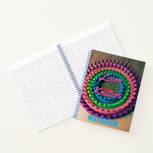 Loom Knitters SpiralNotebook Notizblock (Innenseite)