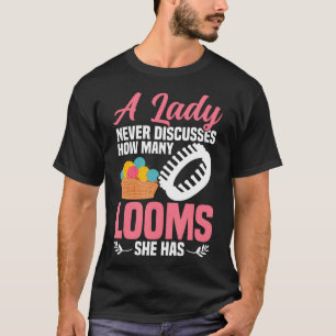 Loom Strick Garn Sammler Häkeln Faserkünstler T-Shirt