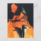 Looming Cello Postkarte (Vorderseite)