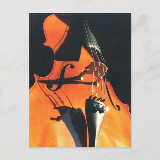 Looming Cello Postkarte (Vorderseite)