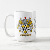 Loomis, der Ursprung, die Bedeutung und das Wappen Kaffeetasse (Links)