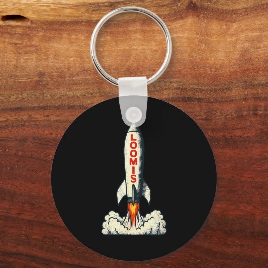 Loomis Rocket!  Schlüsselanhänger (Vorderseite)