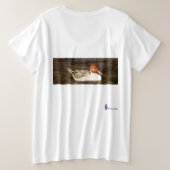 Loon and Pintail von GStuller Große Größe T-Shirt (Design Rückseite)