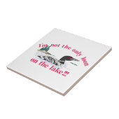 Loon auf dem See Fliese (Seite)