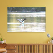 Loon Canvas Print Leinwanddruck (Insitu (Wohnzimmer))