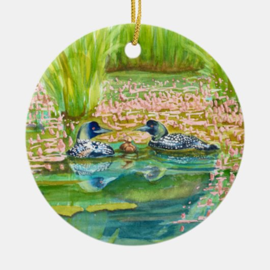 Loon Christmas Ornament (Vorne)