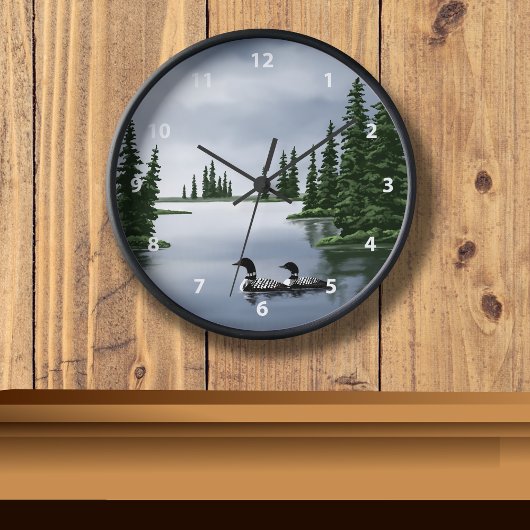 Loon Clocks Wanduhr