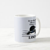 Loon Common Lounge Bird Festival Moon and Stars Kaffeetasse (VorderseiteRechts)