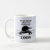Loon Common Lounge Bird Festival Moon and Stars Kaffeetasse (Links)