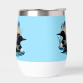 Loon Couple Sunset Blue (Links)