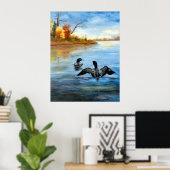Loon Dance II Poster (Heimbüro)