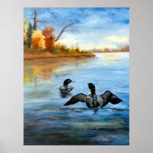 Loon Dance II Poster