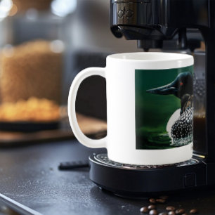 Loon Family Butterfield Lake Kaffeetasse