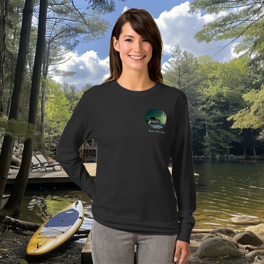 Loon Family Butterfield Lake  T-Shirt