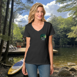 Loon Family Butterfield Lake  T-Shirt