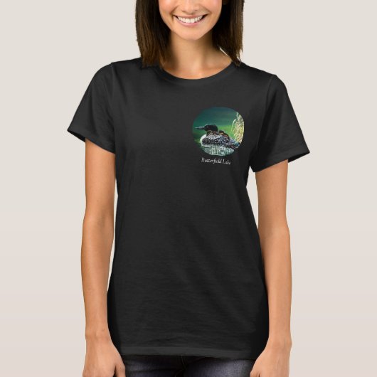 Loon Family Butterfield Lake T-Shirt (Vorderseite)