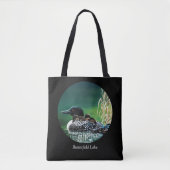 Loon Family Butterfield Lake  Tasche (Vorderseite)