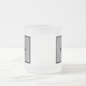 Loon Family Catching Minnows Frosted Glass Mug Mattglastasse (Mittel)