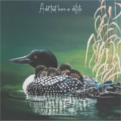 Loon Family Outing Aufkleber (Vorderseite)