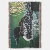 Loon Family Outing Decke (Vorderseite Vertikal)